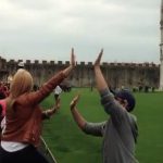 Trolleando a los turistas en Pisa
