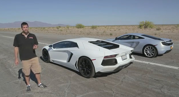 Bugatti Veyron vs Lamborghini Aventador vs Lexus LFA vs McLaren MP4-12C