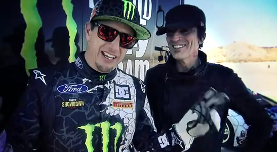 Gymkhana: Ken Block monta a Tommy Lee en su Ford Fiesta de 600CV