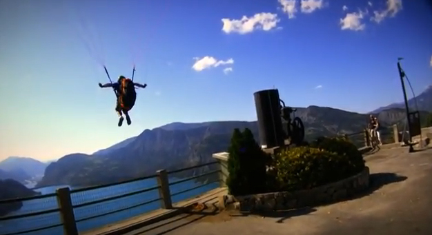 La belleza del vuelo en parapente