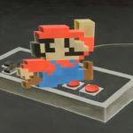 Espectacular dibujo de Super Mario en 3D hecho a tiza