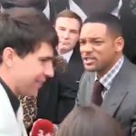 Will Smith le da una bofetada a un reportero que trató de besarlo