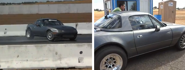 Pierde y recupera el control de su Mazda Miata RB26 a 225 km/h