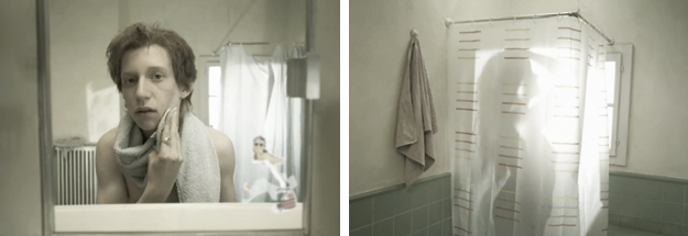 ''Le Miroir'', un corto de la vida vista desde el espejo del cuarto de baño