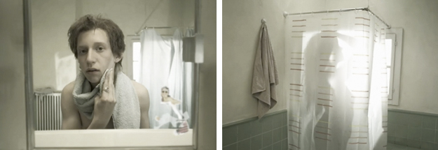 ''Le Miroir'', un corto de la vida vista desde el espejo del cuarto de baño