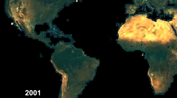 La deforestación del Amazonas vista en timelapse gracias a Google