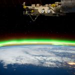 Bellísimas imágenes tomadas de noche desde la Estación Espacial Internacional