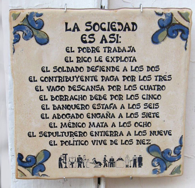 La sociedad es así