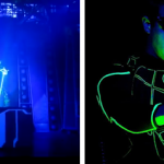 El mago Théo Dari se transforma en Laserman para hacer un impresionante show láser