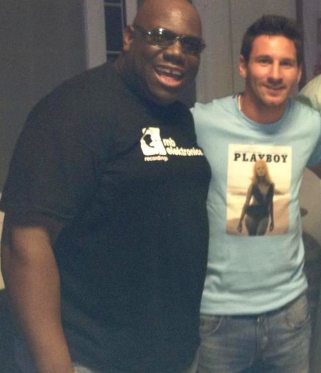 Leo Messi y Carl Cox en Space Ibiza