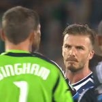 Pelea de David Beckham con el equipo de San Jose Earthquake