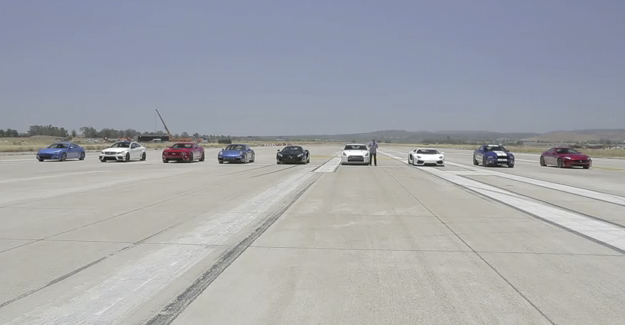 Carrera con los coches más potentes del mundo