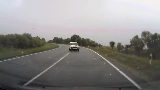 Fatal accidente en una carretera rusa