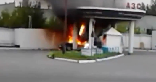 Explosión en una gasolinera rusa