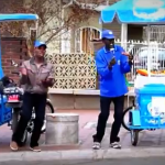 Así es como los vendedores ambulantes venden los helados en Jamaica