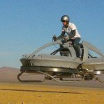 Crean una moto voladora similar a las de Star Wars
