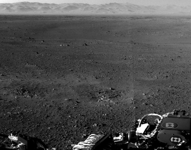 Primera imagen en alta resolución de la superficie de Marte tomada por el Curiosity