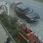 Impresionante accidente de moto