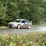 Impresionante control del coche en el rally Rajd Rzeszowski 2012 de Polonia