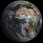 Impresionante fotografía de la Tierra tomada por el Meteosat MSG-3