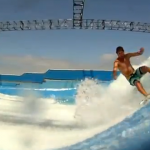 Máquina de olas en el Wave House de San Diego