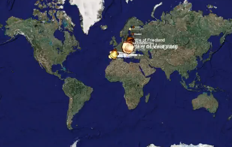 Campo de batalla mundial, 1.000 años de guerra en 5 minutos