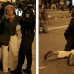 25-S: Detienen a una señora por estar grabando con el iPhone en la Plaza de Neptuno