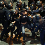 Violencia policial extrema durante el 25-S en Madrid. Esta es la policía que tenemos...
