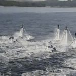 Flyboard: Imitando a los delfines con propulsores hidráulicos