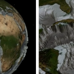 ¿Qué aspecto tendría la Tierra sin océanos?