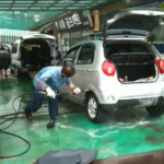 Maestro de lavado de coches en Korea