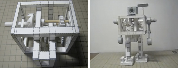 Japón: Robot bípedo hecho de papel