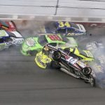Accidente masivo en una carrera de la NASCAR en el Talladega Superspeedway