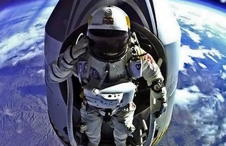 Emotivas palabras de Felix Baumgartner antes de saltar a 39.000 metros