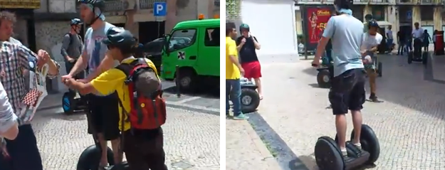 Cómo no montar en un Segway