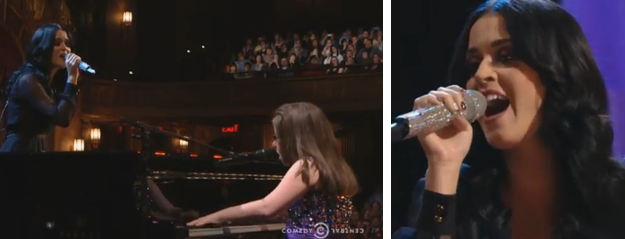Katy Perry canta 'Firework' con una niña autista en una gala benéfica