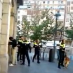 Un policía municipal de Bilbao identifica a golpes a un hombre negro