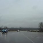 Escalofriante accidente en una carretera rusa