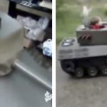 Un padre le construye un tanque a su hijo