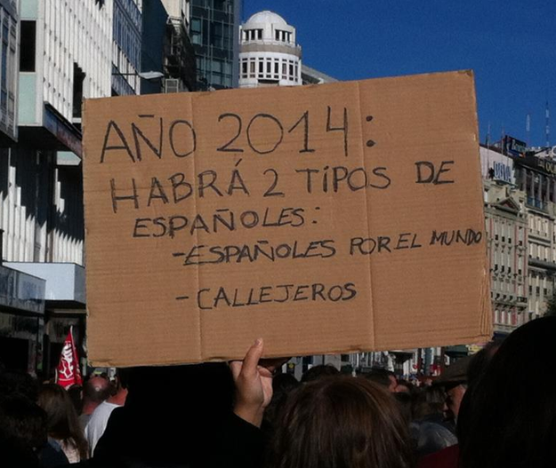 Año 2014: Habrá dos tipos de españoles