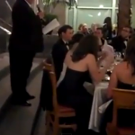 Inesperada sorpresa en su discurso de boda