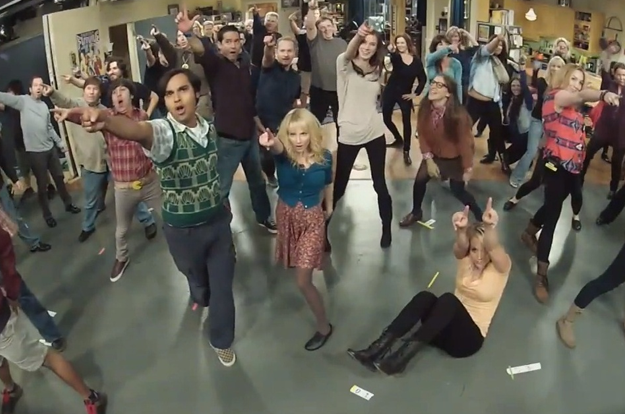 El flashmob de los actores de The Big Bang Theory