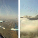 Espectaculares imágenes de más de 20 aviones de combate surcando los cielos
