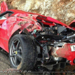 Se compra un Ferrari 458 Spider de 300.000 euros y lo siniestra nada más estrenarlo