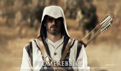 Sergio Ramos y Gerard Piqué se transforman en Connor de Assassin's Creed 3