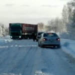 La nieve no parece ser un problema para este Audi