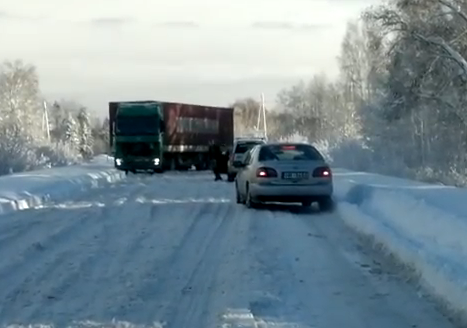 La nieve no parece ser un problema para este Audi