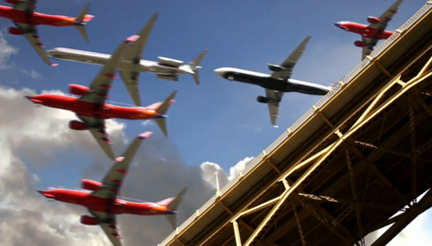 Time lapse: Aviones aterrizando en el Aeropuerto Internacional de San Diego