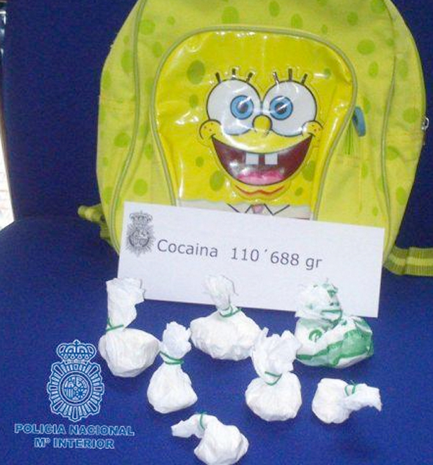 Bob Esponja es quien pasa la cocaína en el fondo del mar