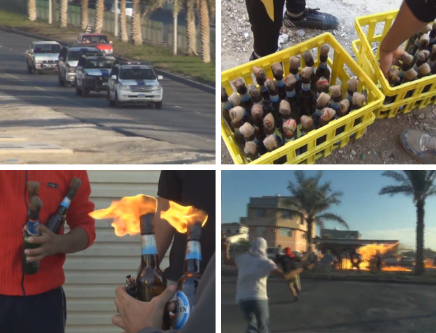 Emboscada con cócteles molotov a un convoy policial en Bahrein